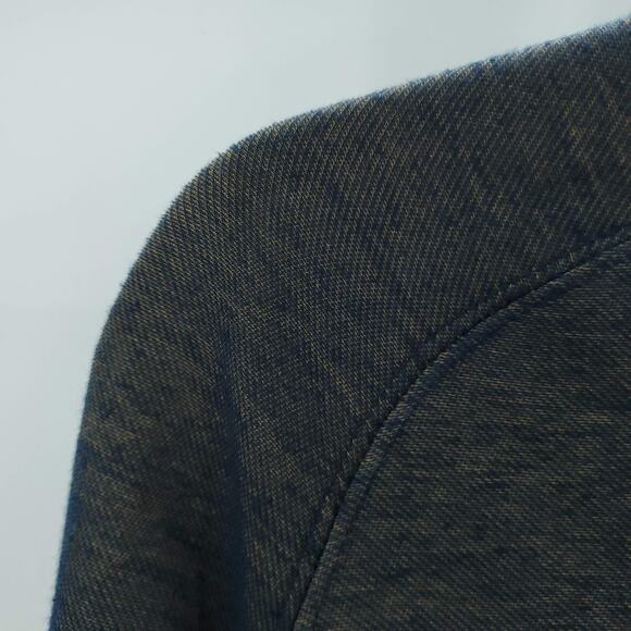 BCBGMaxAzria Rhinestone Logo Zip Up Hooded Sweater Large - Picture 3 of 8